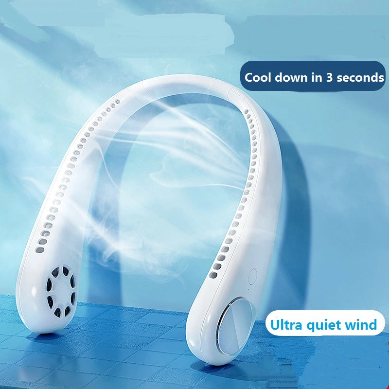 Portable Bladeless Hanging Rechargeable Neck Fan