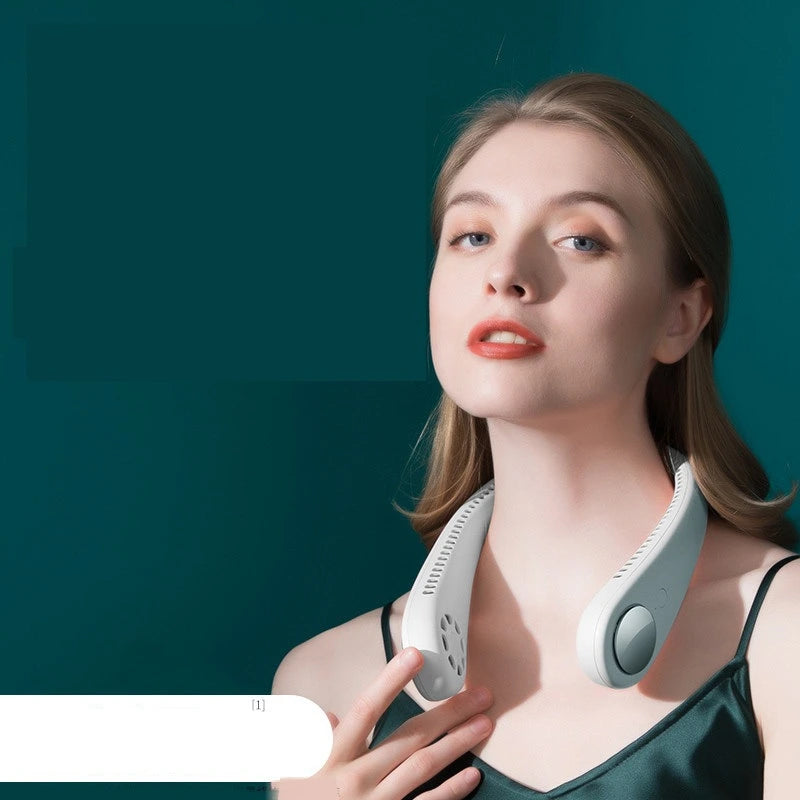 Portable Bladeless Hanging Rechargeable Neck Fan