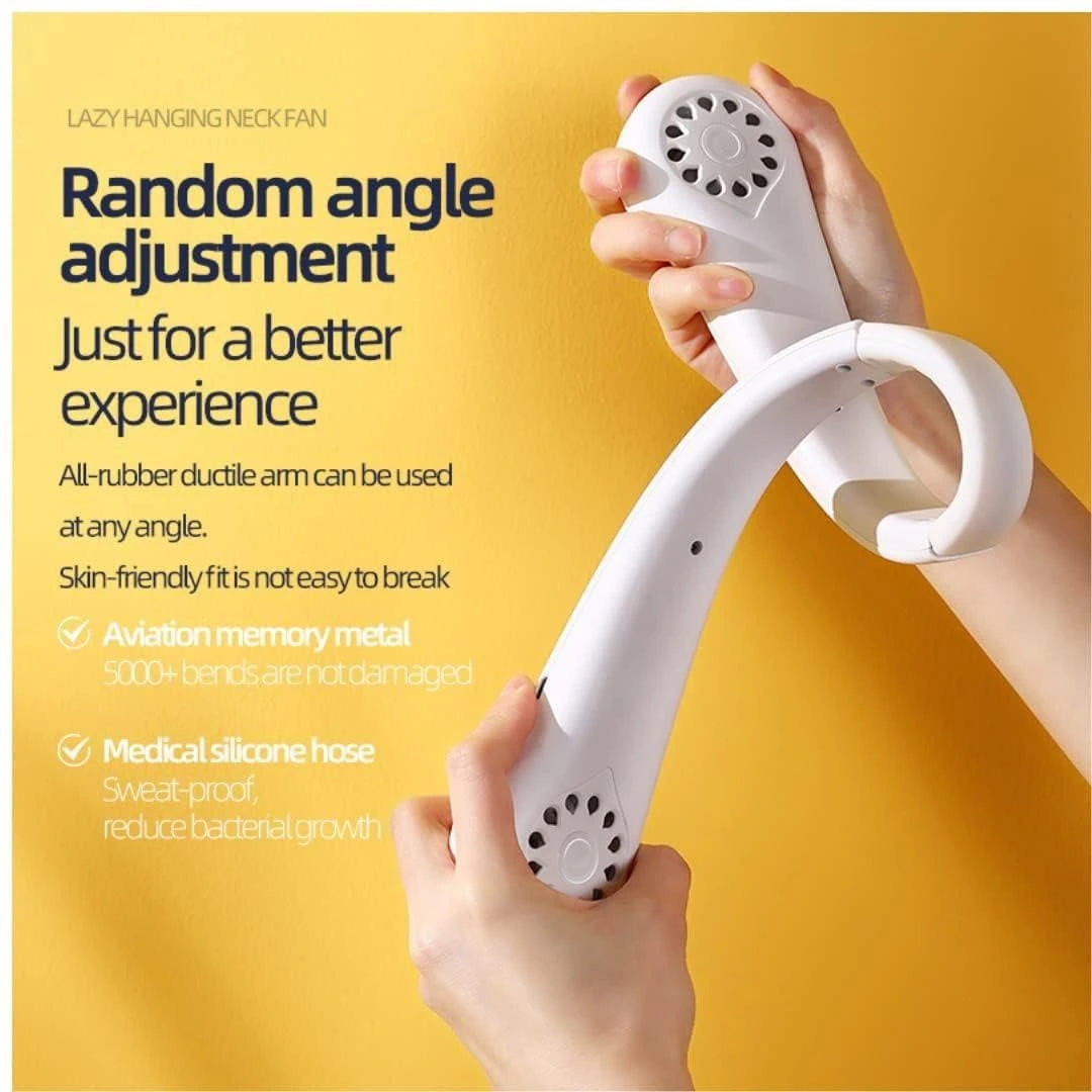 Portable Bladeless Hanging Rechargeable Neck Fan