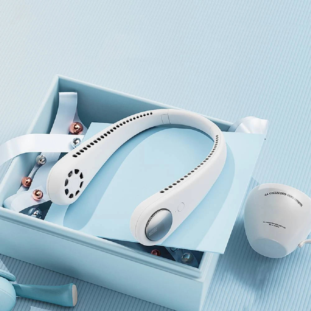 Portable Bladeless Hanging Rechargeable Neck Fan