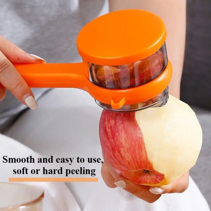 Ergonomic Peeler with Storage Box – Dual-Blade for Smooth & Hard Peeling, Compact & Easy to Use