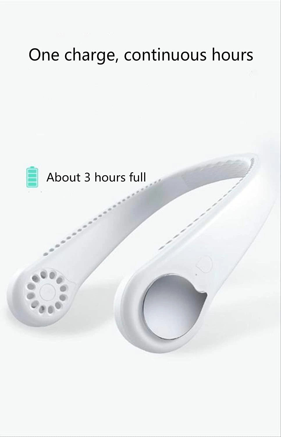 Portable Bladeless Hanging Rechargeable Neck Fan