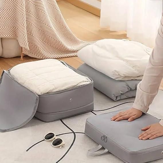 Travel Compression Storage Bags – Space-Saving Vacuum Bags for Clothes, Organize & Pack with Ease