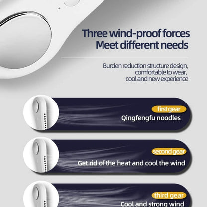 Portable Bladeless Hanging Rechargeable Neck Fan