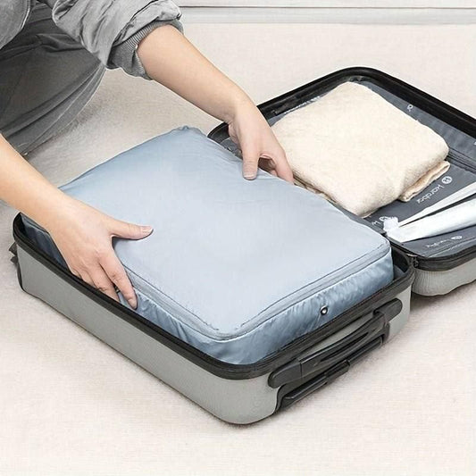 Travel Compression Storage Bags – Space-Saving Vacuum Bags for Clothes, Organize & Pack with Ease