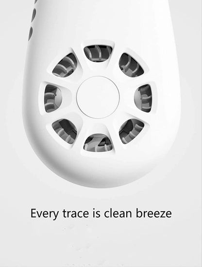 Portable Bladeless Hanging Rechargeable Neck Fan