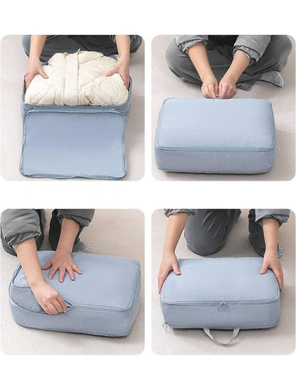 Travel Compression Storage Bags – Space-Saving Vacuum Bags for Clothes, Organize & Pack with Ease